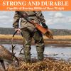 4 Pcs Deer Sled Deer Drag and Harness 43.3" Lightweight Portable Wirerope Cinch Hunting Accessories with Thick Foam Handle Hunting Gear Accessories Gifts Works with Bucks Does view 4
