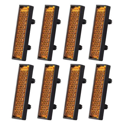 Hxyxbnhno Pack of 8Pcs Pedal Reflector Reinforced Reflectors for Bike Pedal Bicycles Pedals Bike Pedal Reflectors Wheel Reflectors