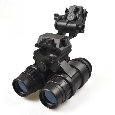 Airsoft Tactical PVS15 Night Vision Goggles Dummy Binoculars with Helmet Mount No Function NVG Model for Tactical Decoration and Props(Black)