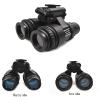 Airsoft Tactical PVS15 Night Vision Goggles Dummy Binoculars with Helmet Mount No Function NVG Model for Tactical Decoration and Props(Black) view 3