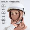 Winter Ski Hooded Mask for Men Women, Windproof Warm Hat Scarf Face Cover Set, Outdoor Sports Cycling Motorcycle Ride Gear-D view 2