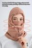 Winter Ski Hooded Mask for Men Women, Windproof Warm Hat Scarf Face Cover Set, Outdoor Sports Cycling Motorcycle Ride Gear-D view 4