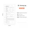 Natmisz:Dive Log Book Scuba Diving,A6 Size 50 Pages Refill Pages,Planner Binder,Equipment,Padi Scuba Diving Gifts view 3