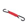 SagaSave Paracord Keychain with Carabiner- Military Braided Paracord Carabiner Keychain Clip with Strap for Keys/Men/Women(Red) view 1
