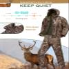 NEW VIEW Size L Tree Camo Hunting Suit and Bow Hunting Backpack view 4