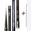 GTOFYU 26Ft 29Ft 32Ft 35Ft 37Ft 40Ft Telescopic Fishing Rod, Ultralight Travel Fishing Rod, Portable Collapsible Bass Crappie Rod, 1 Piece Carbon Fiber Inshore Stream Trout Pole, Free Tip (8M/26Ft) view 2