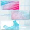 BAOHULU Gymnastics Leotards for Girls Shiny Jewels Kids Athletic Apperal Dance Outfit B372_BluePink_6A view 3