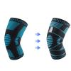 KGXUELING 1 Pc Compression Knee Sleeve Knee Support with Patella Pad Side Stabilizers Knee Braces for Relief Meniscus Tear Joint Pain view 3