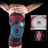 KGXUELING 1 Pc Compression Knee Sleeve Knee Support with Patella Pad Side Stabilizers Knee Braces for Relief Meniscus Tear Joint Pain view 4