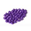 ANGLER DREAM 50 PCS Tungsten Beads Nymph Head Ball Fly Tying Beads Fly Tying Materials Six Colorful Colors 2.0MM-3.5MM (Metallic Purple, 2.0mm)