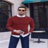 Ekouaer Men's Long Sleeve Shirts Honeycomb Waffle Pullover Sweater Crewneck Thermal Tops Lightweight Undershirts Wine Red view 2
