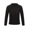 JanJean Boys Girls Long Sleeve Warm Thermal Underwear Tops Turtleneck Pullover Sweater Casual Wear Kids 2-12 Years Black 11-12 Years view 1