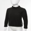 JanJean Boys Girls Long Sleeve Warm Thermal Underwear Tops Turtleneck Pullover Sweater Casual Wear Kids 2-12 Years Black 11-12 Years view 4