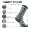 innotree 3 Pack Merino Wool Hiking Socks for Men, Micro Crew Cushioned Moisture Wicking Trekking Socks,X Large view 3