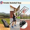 TONBUX Adjustable Basketball Hoop Outdoor 10FT, Basketball Portable Hoops & Goals, 44 Inch Backboard, for Kids, Youth, and Adults in The Backyard, Driveway view 4