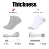 Cacacar 14 Pairs Thin Womens Ankle Socks, Running Low Cut Short Athletic Pack of Socks for Men (Blakc, White) view 3