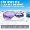 AVV Ski Goggles UV Protection, Anti-Fog Snowboard Snow Goggles OTG for Men Women Adults & Youths view 2