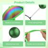 Chewtoyo 2 Pairs Of Alien Headbands And Sunglasses, Rainbow Lens Alien Cosplay Set, Antenna Head Bands, Fun Costume Accessories For Parties view 3