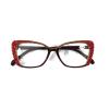 laureles Fashion Cat Eye Rhinestone Reading Glasses Women bling Diamond Reader Ladies Party Eyewear Frame Female (C1, 2.25, x) view 4
