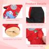 Warm Ski Mittens For Kids Aged 4-8, Waterproof & Windproof, Coral Fleece Snow Gloves, Cute Dinosaur Design Winter Mittens view 4