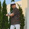 AYUNIX Halloween Butt Golf Shirts for Men Funny Golf Polos Short Sleeve Quick Dry Polo Shirts Halloween Costume Outfit view 2