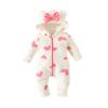 AIMAOMI Baby Snowsuit Baby Boy Snowsuit Warm Baby Winter Suit Baby Snow Suit Baby Bunting Suit Fleec Baby Bear (Red, 0-3 Months) view 1