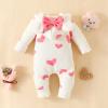 AIMAOMI Baby Snowsuit Baby Boy Snowsuit Warm Baby Winter Suit Baby Snow Suit Baby Bunting Suit Fleec Baby Bear (Red, 0-3 Months) view 3