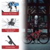 Front Suspension Hardtail Mountain Trail Bike 26 Inch, Mountain Bike for Mens Womens Student Work with 24-Speed Dual Disc Brakes Hardtail BicyclesSteel Frame,Adjustable Comfortable SaddleRed view 2