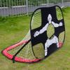 Soccer Goal, Kids Soccer Net with Frame Rod and Storage Bag 43.3x31.5x31.5in Portable Foldable Oxford Cloth Soccer Gate for Children and Kids view 2