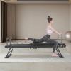 HOLMZCED Foldable Pilates Reformer Machine, Adjustable Pilates Exercise Equipment Multifunctional Yoga Fitness Equipment Up to 264 LBS for Home Workout view 2