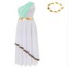 Lejafay Women's Greek God Costume Ancient Greece Toga Cosplay Dress with Headwear Halloween Outfits Mint Green XX-Large view 3