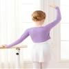Avrigirl Girls Ballet Wrap Top Crop Dance Shrug Cotton Athletic Sweater for Dance Leotards view 2