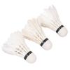 Badminton Ball, Badminton Equipment with Storage Bucket 3pcs White Goose Feather Badminton Foam Ball Heads for Professional Training and Amateurs view 4