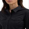Wrangler Western Women's Retro Button-Down Shirt, Black, X-Small view 3