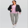 Women's Thermal Fleece Tops Long Sleeve Workout Shirts Running Athletic Base Layer with Thumb Holes Zipper Pocket(Pink,XS) view 3