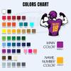 Custom Football Player Sticker Personalized Football Name Stickers Football Team Waterproof Vinyl Sticker for Laptop, Water Bottles, Phone, Kindle Decor Decal Gifts for Adults Kids view 2