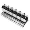 XWXLIJV Hand Tally Counter 4 Digit 0-9999 Counting Range 6 Units Metal Mechanical Counter Stainless Steel Manual Clicker Handheld Number Click Counters for Airport Terminal Order Statistics