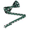 Branduce Green Christmas Bow Tie for Men Silk Woven Festival Theme Bow tie Christmas Snow Men Pattern Mens Bowties (BB08-14) view 3