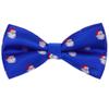 Branduce Royal Blue Christmas Bow Tie for Men Silk Woven Festival Theme Bow tie Christmas Men Pattern Mens Bowties (BB08-13) view 1