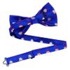 Branduce Royal Blue Christmas Bow Tie for Men Silk Woven Festival Theme Bow tie Christmas Men Pattern Mens Bowties (BB08-13) view 3