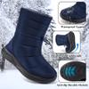Alicegana Womens Winter Snow Boots Waterproof Warm Fur Lined Mid Calf Comfortable Non Slip Booties for Outdoor Walking view 4