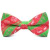 Branduce Red Green Christmas Bow Tie for Men Silk Woven Festival Theme Bow tie Christmas Pattern Mens Bowties (BB08-26) view 1