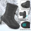 Alicegana Womens Winter Snow Boots Waterproof Warm Fur Lined Mid Calf Comfortable Non Slip Booties for Outdoor Walking view 4