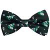 Branduce Christmas Bow Tie for Men Silk Woven Olive Green Festival Theme Bow tie Christmas Tree Pattern Men Bowties (BB08-09) view 1
