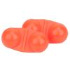 40Pcs Fishing Double Rattle, Portable ABS Double Catfish Rattles Bells Fishing Attractor Beads Accessory for Luring Fish (Red) view 3