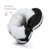 Ahannie Boys Snow Boots Toddler Kids Winter Boots Water Resistant Warm Side Zipper Shoes(Toddler/Little Kid) (Black-9) view 3