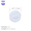 32 PCS Running Race Bib Clips, Running Race Bib Holder for Runers Race Number Buckle Fixing Clips Fasteners for Field Events Triathlon Skating Track Marathon Running Gear Accessories,White,LXLVOUEG view 2