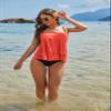 AI'MAGE Sarong Wraps for Women Swimsuit Coverup Sheer Beach Bathing Suit Chiffon Cover Up Skirt for Swimwear S-3XL Red view 2