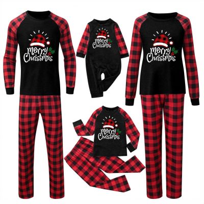Christmas Pajamas for Women, Christmas Pajamas Matching Family Couples Pjs Sets Plus Size Holiday Outfits Cotton Satin Silk Pijamas Navideas Familiares 2024 Festival Red Black Plaid Pants