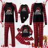 Christmas Pajamas for Women, Christmas Pajamas Matching Family Couples Pjs Sets Plus Size Holiday Outfits Cotton Satin Silk Pijamas Navideas Familiares 2024 Festival Red Black Plaid Pants view 3